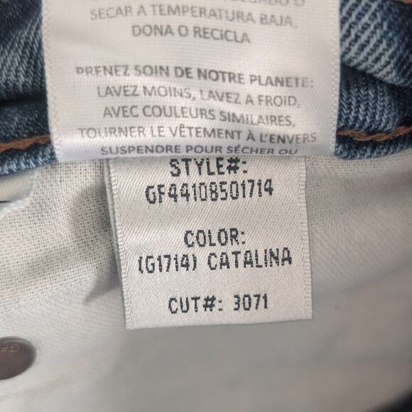 GRLFRND Melanie High Rise Boot Cut Jeans in Blue Wash, Size 26 - Picture 8 of 9